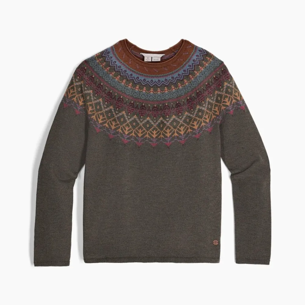 DAMES Royal Robbins Westlands fairisle crew