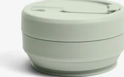 Stojo Junior Cup met rietje 250 ML sage