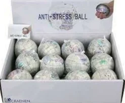 Stressbal Anti- Wereldkaart Vintage