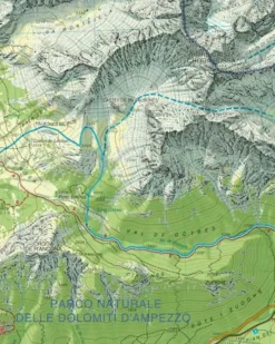 Tabacco Topograafische wandelkaart 033 Pustertal Bruneck 1:25.000