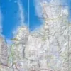 TerraQuest Wegenkaart IJsland geplastificeerd