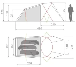 VAUDE Allround Chapel XT 3P