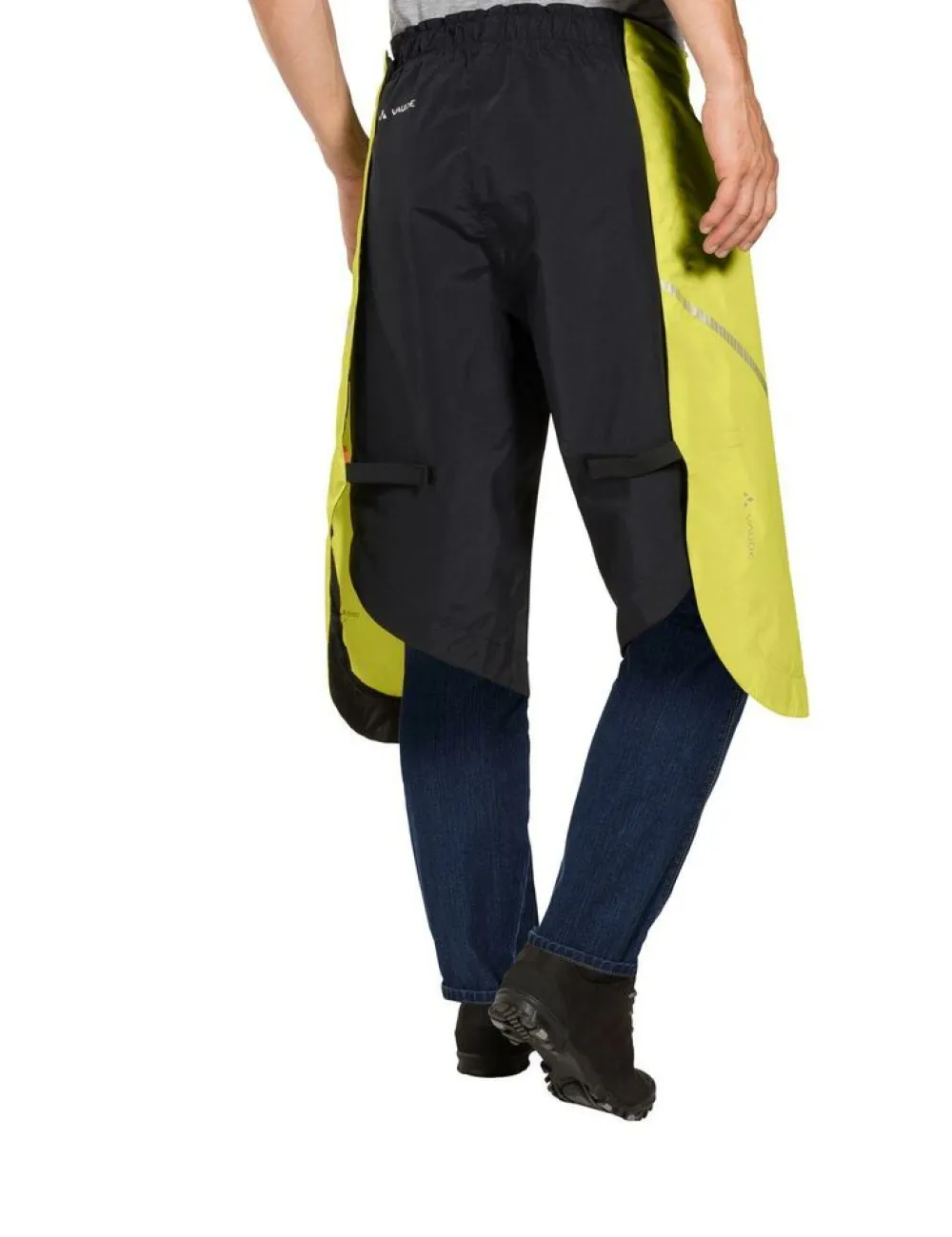 Heren VAUDE Bike Chaps - korte fietsregenbroek