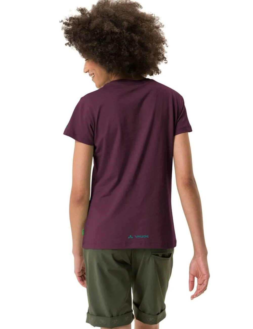 DAMES VAUDE Wo cyclist T-shirt V