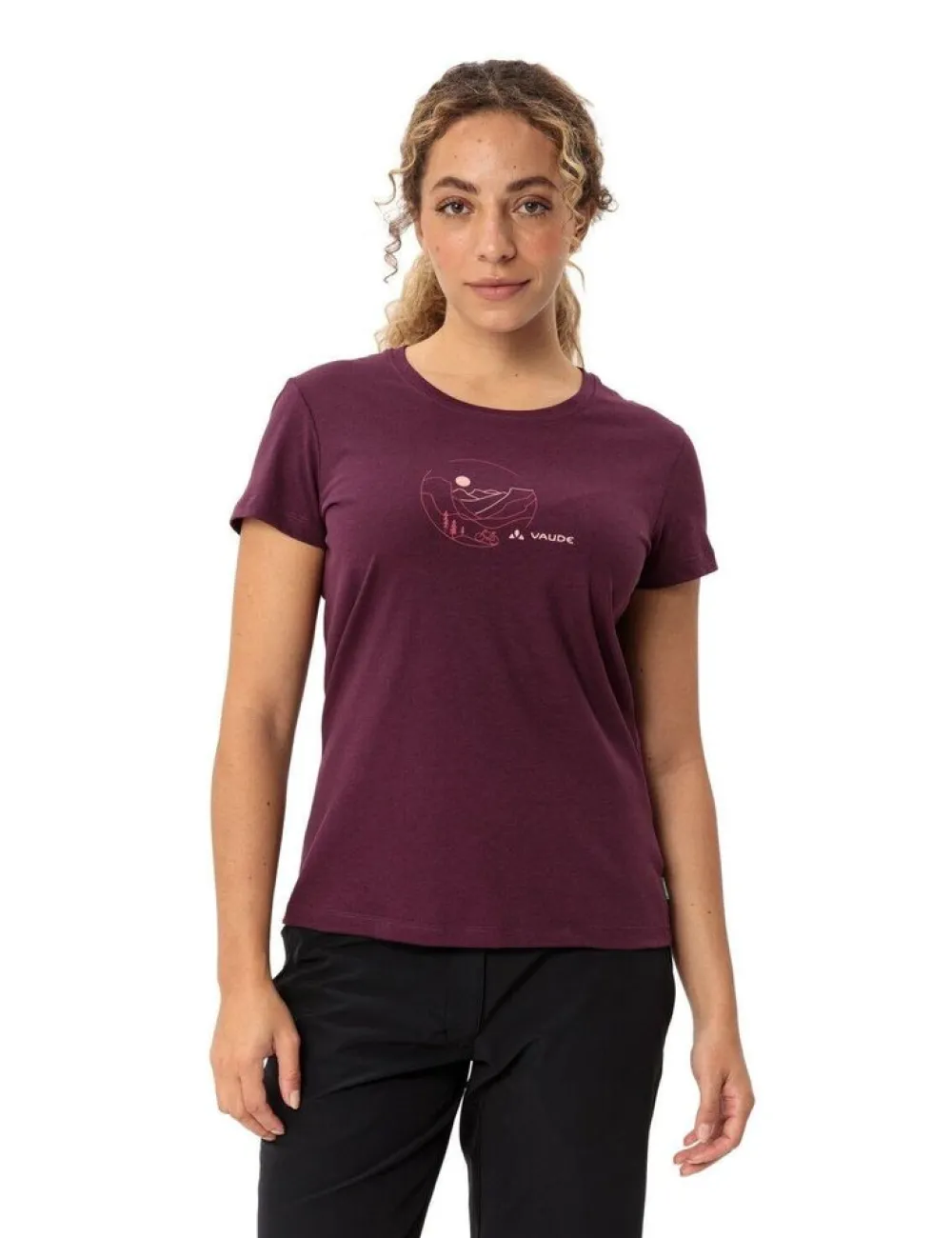 DAMES VAUDE Wo cyclist T-shirt V