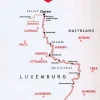 wandelende cartograaf Wandelgids GR 5 Luxemburg 2 Ouren-Sierck les bains