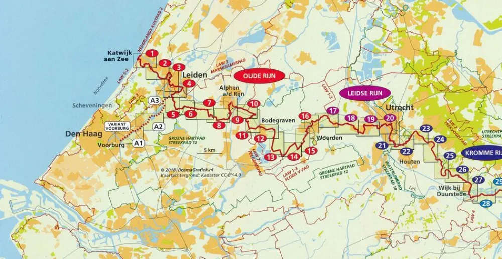 Wandelplatform LAW Wandelgids LAW 16 Romeinse Limespad